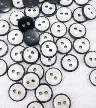 Polyester button 11mm/144pcs 4043