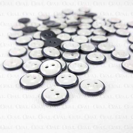 Polyester button 11mm/144pcs 4043