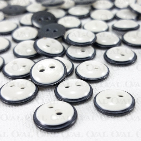 Polyester button 11mm/144pcs 4043