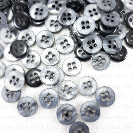 Polyester button 9mm/100pcs 4045