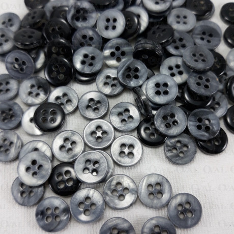 Polyester button 9mm/100pcs 4045