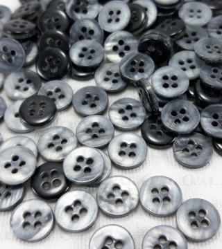 Polyester button 9mm/100pcs 4045