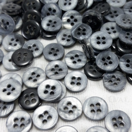 Polyester button 9mm/100pcs 4045