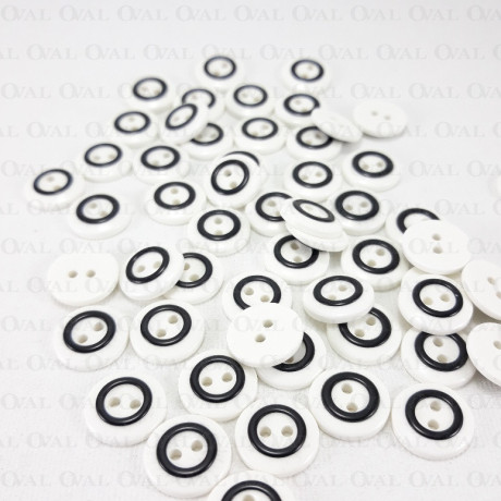 Guzik poliestrowy 12,5mm/100szt  4046