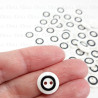 Polyester button 12.5mm/100pcs 4046