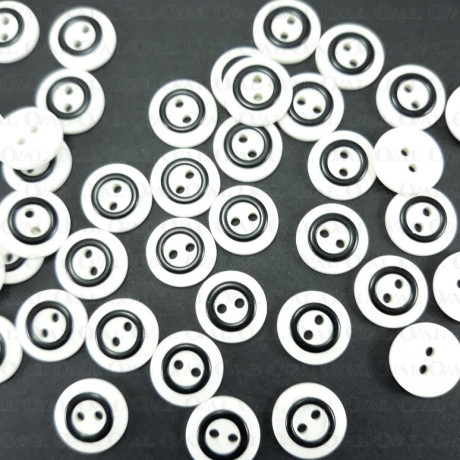 Polyester button 12.5mm/100pcs 4046