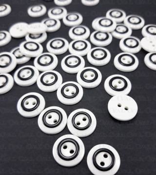 Polyester button 12.5mm/100pcs 4046