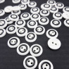 Polyester button 12.5mm/100pcs 4046