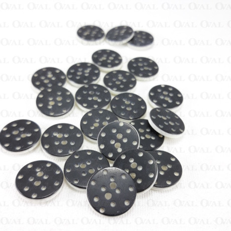 Polyester button 15mm/144pcs 4047