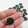 Polyester button 15mm/144pcs 4047