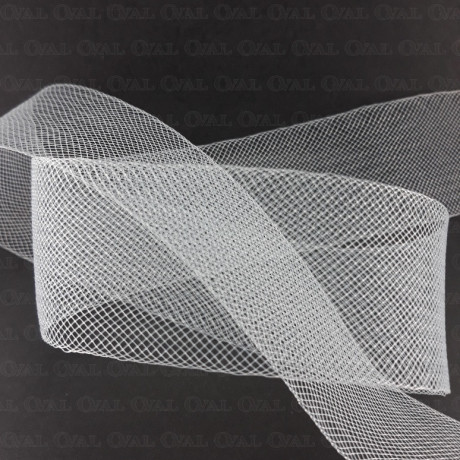 Crinoline 45mm/30y white 4027