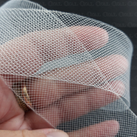 Crinoline 45mm/30y white 4027