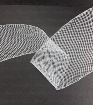 Crinoline 45mm/30y white 4027