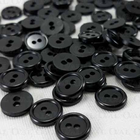Plastic button, shirt style 12mm/1000pcs 4049