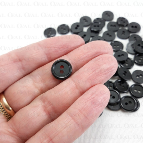 Plastic button, shirt style 12mm/1000pcs 4049