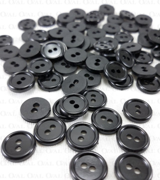 Plastic button, shirt style 12mm/1000pcs 4049
