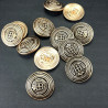 Metal buttons 22mm/1 piece 4052