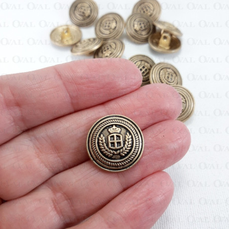 Metal buttons 17.5mm/1 piece 4053