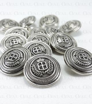Metal buttons 22.9mm/1 or 100 pcs 4054