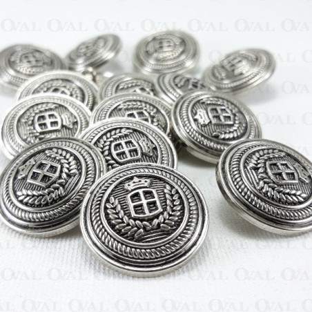 Metal buttons 22.9mm/1 or 100 pcs 4054