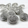 Metal buttons 22.9mm/1 or 100 pcs 4054