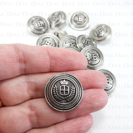 Metal buttons 22.9mm/1 or 100 pcs 4054