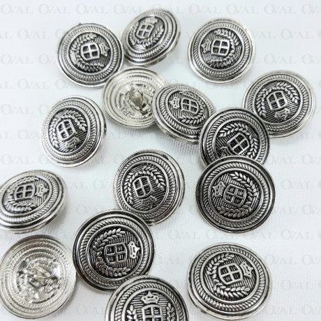 Metal buttons 22.9mm/1 or 100 pcs 4054