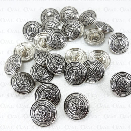 Metal buttons 17.5mm / 1 or 100 pcs 4055