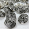 Metal buttons 17.5mm / 1 or 100 pcs 4055