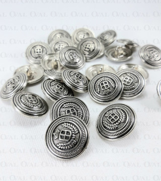 Metal buttons 17.5mm / 1 or 100 pcs 4055
