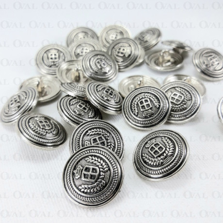 Metal buttons 17.5mm / 1 or 100 pcs 4055