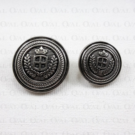 Guziki metalowe 17,5mm/1szt 4055