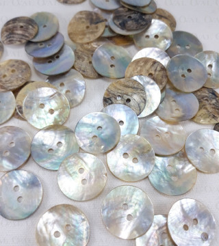 Natural shell button J 15.2mm/200pcs 4056