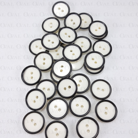 Polyester button 15mm/144pcs 4058