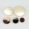Gold metal buttons 10, 12, 15, 20, 25mm / 10 or 100 pcs 4062