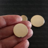 Gold metal buttons 10, 12, 15, 20, 25mm / 10 or 100 pcs 4062