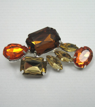 Decorative brooch - metal no: 1274