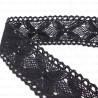 Cotton lace 42mm /1 or 25y black 3808