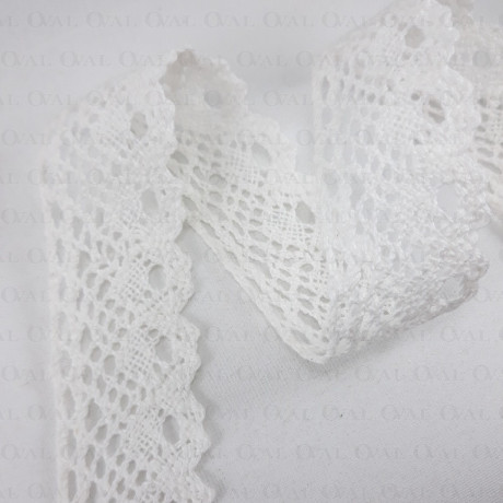 Cotton lace 30mm / 25 yards cream 3391