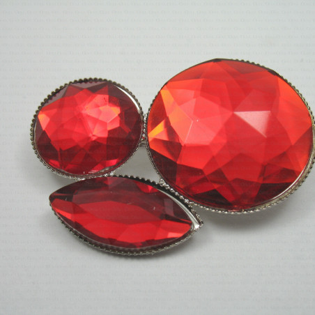 Decorative brooch - metal no. 1276