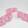 Cotton lace 25 mm/1 or 25 yards pink 3803