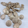 Metal buttons 15mm / 10 or 100 pcs 4064