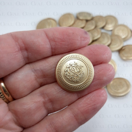 Metal buttons 22mm / 1 or 100 pcs 4063