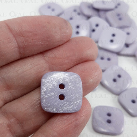 Polyester button 17x17mm/10 or 144 pcs 956