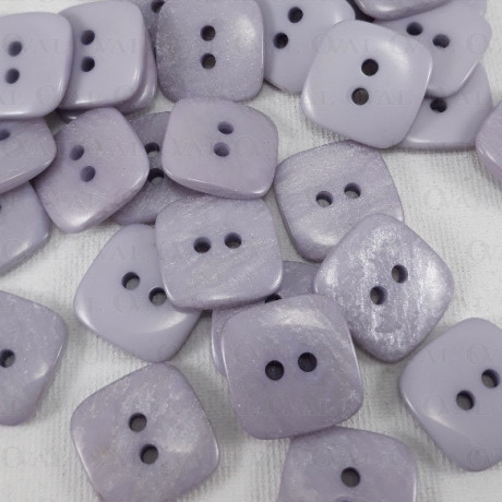Polyester button 17x17mm/10 or 144 pcs 956