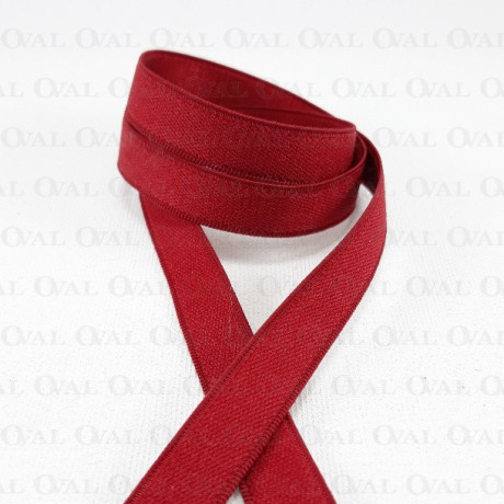 10mm strap elastic / 1m burgundy 4069 E