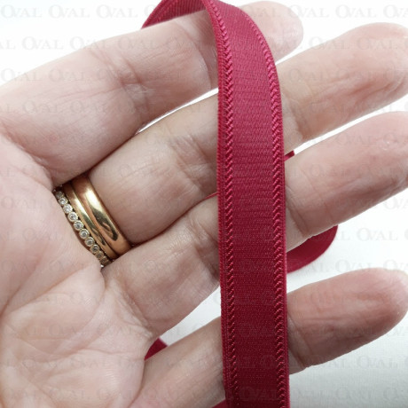 12mm strap elastic / 1m raspberry 4073 E