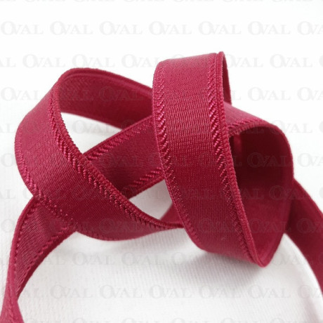 12mm strap elastic / 1m raspberry 4073 E