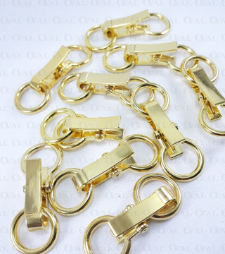 Metal clasp 10 pcs gold 1732