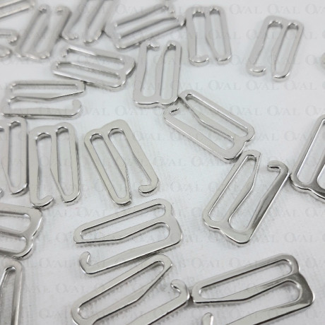 Metal strap hooks – 16 mm, 100 pcs, 4086